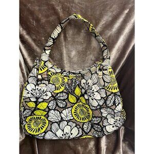 Vera Bradley Retired Emily Satchel Citron Quilted Shoulder Purse NICE SEE PHOTOS